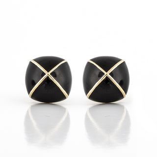 1990s David Webb 18K Gold Clip Earrings