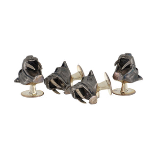 Deakin & Francis Sterling Silver Saber Tooth Studs