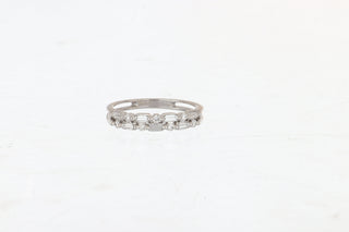 Tenenbaum Collection White 14K Gold Baguette Cut Diamonds Half Band