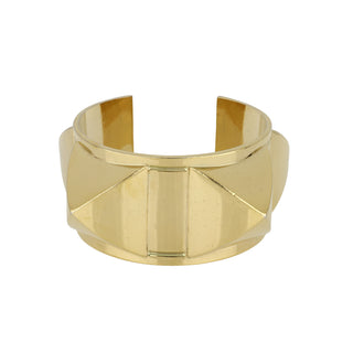 Modern Hermès Metal Cuff Bracelet