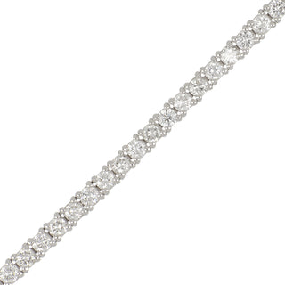 Tenenbaum 18K White Gold Diamond Line Bracelet