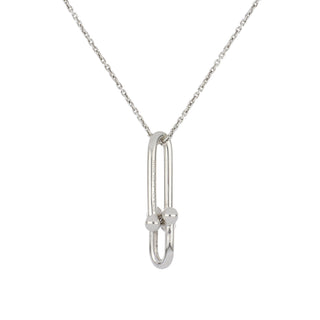 Tiffany & Co. Sterling Silver Hardware Link Necklace