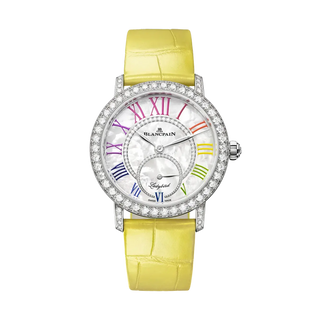 Blancpain 18K White Gold Diamond Ladybird Colors Watch with Interchangeable Straps