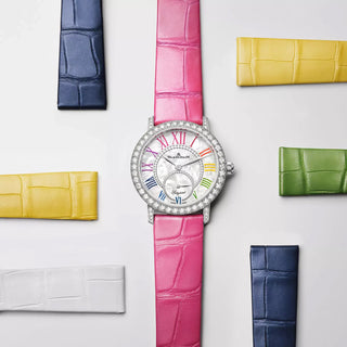 Blancpain 18K White Gold Diamond Ladybird Colors Watch with Interchangeable Straps