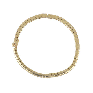 Estate 14K Gold Diamond Line Bracelet