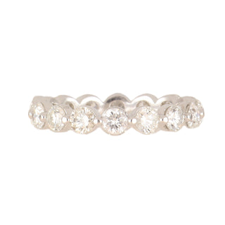 18K White Gold Diamond Eternity Band