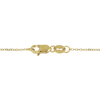 18K Gold Diamond Bar Necklace