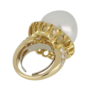 Van Cleef & Arpels 18K Gold South Sea Pearl Ring