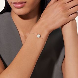 Pomellato 18K Rose Gold Mother-Of-Pearl Pom Pom Dot Bracelet