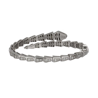 Estate 18K Gold Bulgari Serpenti Bracelet with Diamonds