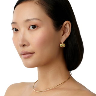 Temple St. Clair 18K Athena Owl Earrings