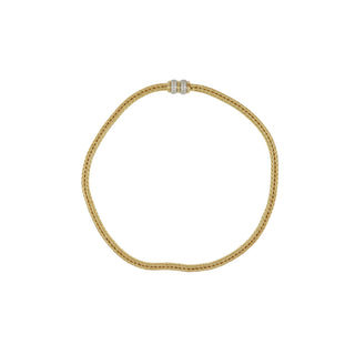 La Pepita 18K Gold Diamonds Link Necklace