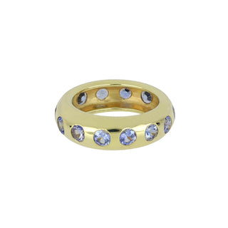 Mazza 14K Gold Sapphire Donut Band