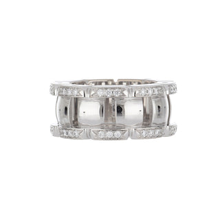 Estate Patek Philippe 18K White Gold Diamond Eternity Band