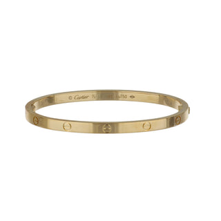 Estate Cartier 18K Gold Small Love Bracelet