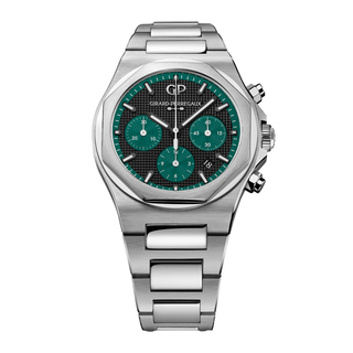 Limited Edition Girard-Perregaux Stainless Steel Laureato Chronograph in Green & Black