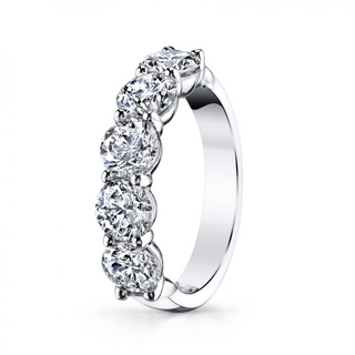 Platinum Diamond Half Band