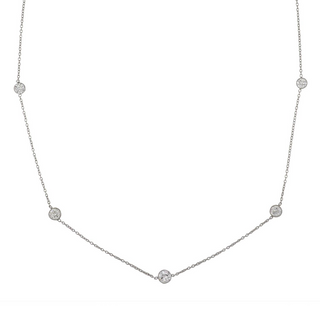 Tenenbaum Workshop Platinum Diamonds by the Yard Necklace