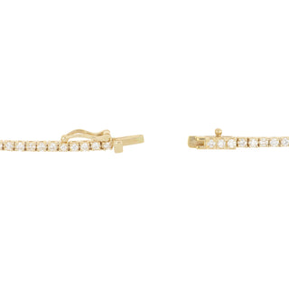 14K Gold Diamond Line Necklace