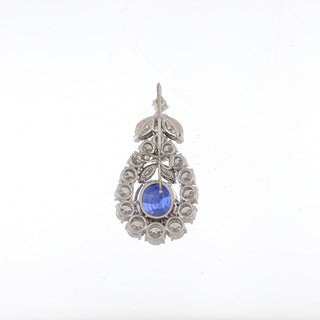 Important Mid-Century Petochi Platinum Sapphire and Diamond Demi-Parure