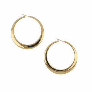 Antonio Papini 18K Gold Hoop Earrings