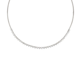 Tenenbaum Workshop 18K White Gold Diamonds Collar Necklace