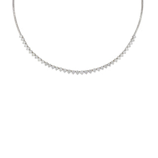Tenenbaum Workshop 18K White Gold Diamonds Collar Necklace