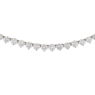 Tenenbaum Workshop 18K White Gold Diamonds Collar Necklace