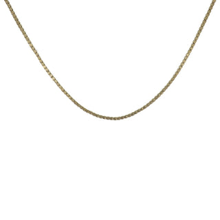 Victorian 9K Gold English Longuard Necklace
