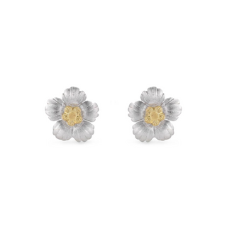 Buccellati Two-Tone 18K Gold Olimpia Floral Earrings