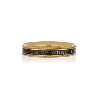 Georgian 18K Gold Mourning Ring