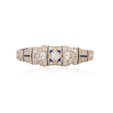 Load image into Gallery viewer, Art Deco Platinum Diamond Bracelet
