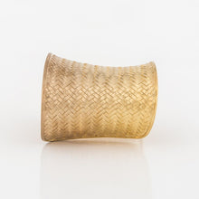 Load image into Gallery viewer, Estate 14K Yellow Gold Wide Woven Cuff Bracelet
