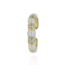 Load image into Gallery viewer, Estate David Webb Cultured Baroque Pearl Cuff Bracelet
