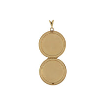 Load image into Gallery viewer, 1940s Victorian Revival 14K Gold Round Engraved Locket
