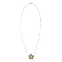 Load image into Gallery viewer, Estate 14K Gold Flower Pendant Necklace
