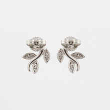 Load image into Gallery viewer, Tiffany &amp; Co. Platinum Sapphire and Diamond Earrings
