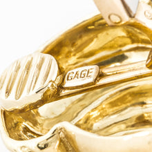 Load image into Gallery viewer, Elizabeth Gage 18K Gold Rocky Earrings
