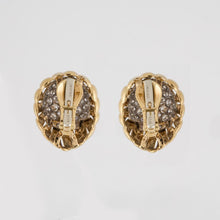 Load image into Gallery viewer, David Webb 18K Gold Diamond Earrings
