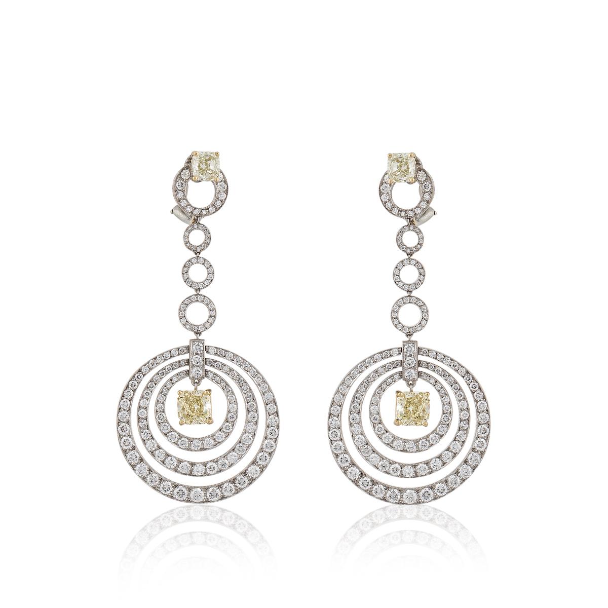 Yellow Diamond High Jewellery | Unique High Jewellery | Graff | White  diamond earrings, White diamond necklace, Yellow diamond