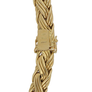 Estate Tiffany & Co. 18K Gold Woven Collar Necklace