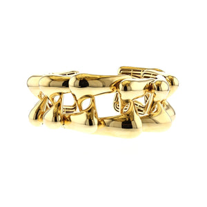 Italian 18K Gold Cuff Bracelet