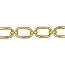Load image into Gallery viewer, Italian 18K Gold Oval Link Bracelet

