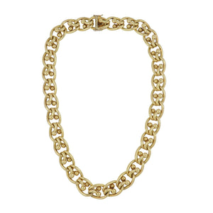 Estate Fred Paris 18K Gold Link Necklace