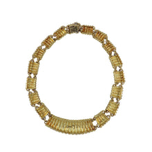 Load image into Gallery viewer, Estate David Webb 18K Yellow Hammered Gold Choker Necklace
