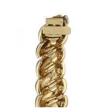Load image into Gallery viewer, Vintage 1990s David Webb 18K Gold and Platinum Black Enamel Collar with Diamonds
