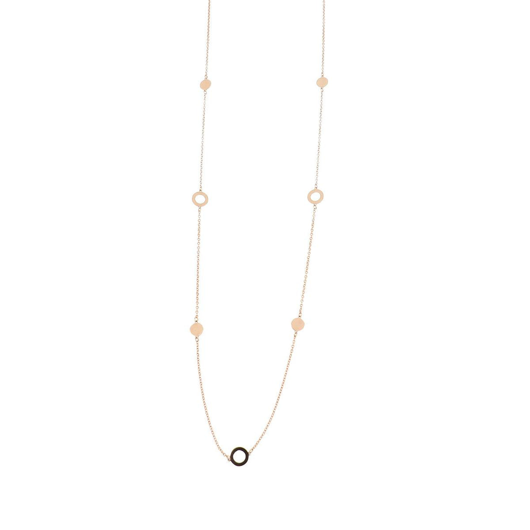 Italian 18K Rose Gold Chain Necklace