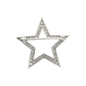 Estate Tiffany & Co. Platinum Diamond Star Pin