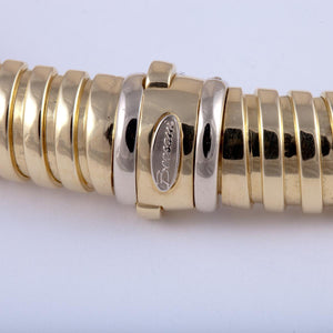 Vintage Bersoni 18K Gold Tubogas Necklace