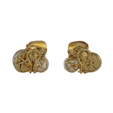 Load image into Gallery viewer, Trianon 18K Gold Spider Moon Shell, Citrine, and Pearl Cluster Earrings
